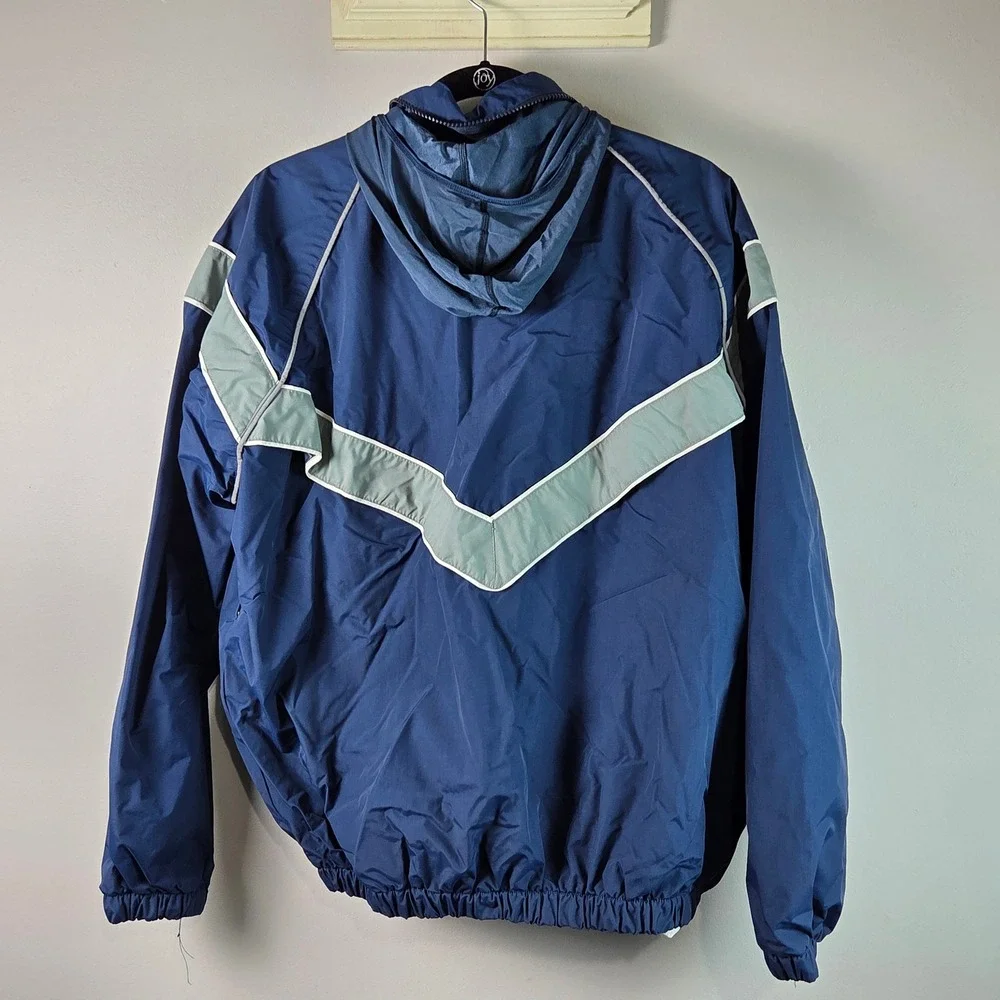 Skilcraft US Air Force PT Jacket Mens XL Blue Excellent Reflective Windbreaker